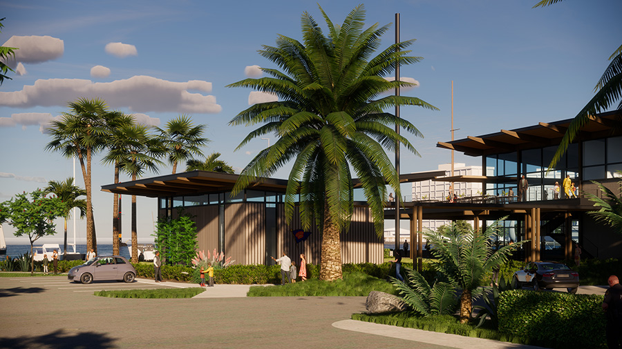 Coronado Yacht Club Redevelopment rendering