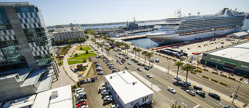 San Diego Waterfront Parking Lots