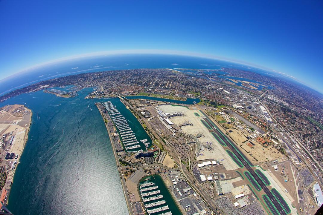 aerial bay image