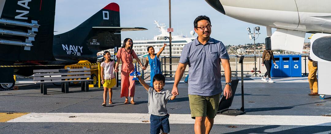 Family on Midway