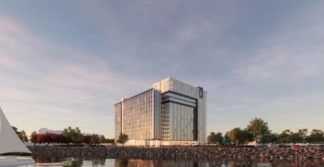 Renderings for a hotel at East Harbor Island
