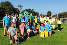 a group photo of Operation Clean Sweep participants