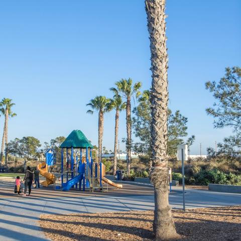 Playground at Chula Vista Marina View Park at the Port of San Diego