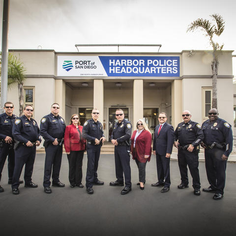 Harbor Police Command team