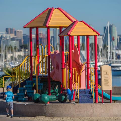 Playground at Spanish Landing Park at the Port of San Diego