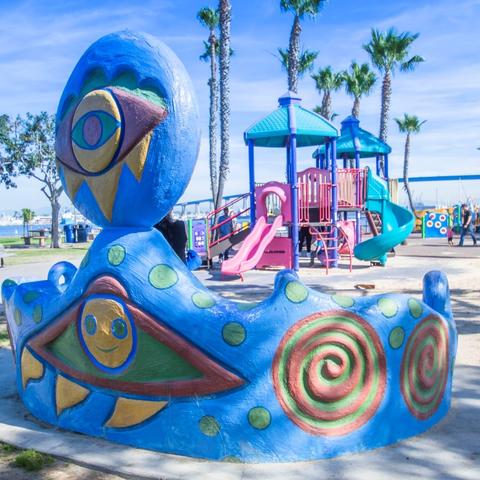 Playground at Coronado Tidelands Park at the Port of San Diego